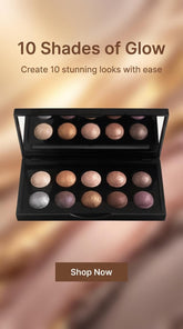 Baked Eyeshadow Palette 10-Shade Set
