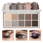 10 Colors Eyeshadow Palette-Matte Naked High Pigmented Eye Shadow