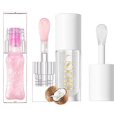 Magic Color Changing Lip Oil Cosmetics Color Changing Lip Oil Warm Change Hydrating Lip Gloss Long Lasting Shimmery Lip Glow Oil Moisturizing Non-sticky Lip Oil (changing+coco)