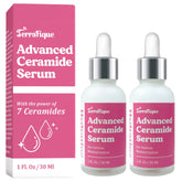 Terrafique Advanced Ceramide Serum For Face - Hydrating Face Serum For Women - Ceramide Face Moisturizer with Niacinamide - Wrinkle Serum for Face Anti Aging - 1 Fl. Oz (1 Fl Oz (Pack of 2))