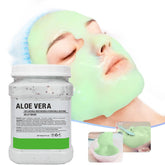 CarPerif Jelly Mask for Facials Professional Natural Gel Face Masks Hyaluronic acid Hydrating Rubber Mask Jar Face Mask SkinCare 23 Fl Oz (Aloe Vera)