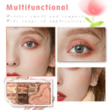 6 Color Blendable Eyeshadow Palette Waterproof-1
