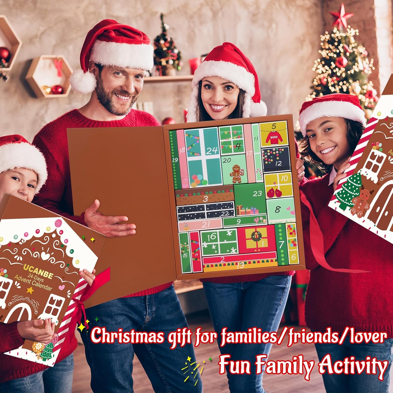 Makeup Advent Calendar 2025, 24 Days Christmas Gift Makeup Sets For Women, UCANBE 2025-2026 Xmas Countdown Calendar Full Makeup Kits Beauty Makeup & Cosmetic For Teens, Girls Gift