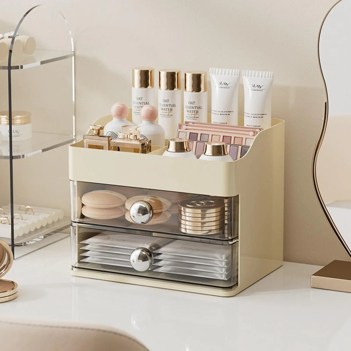 Makeup Organizer for VanityVanity Organizer with 2 Drawers