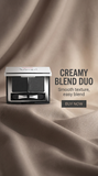 Pupa Milano Vamp! Eyeshadow Compact Duo 007 Dark Night - Light Smooth Blendable Cream Compact Shadow - Stunning Colorful Pigmented Shade - Paraben-Free Formula - 0.078 oz