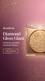 Okerker Shimmer Glitter Eyeshadow Palette Korean Eye Glitter Makeup Ultra-Blendable Sparkle Silver Champagne Gold Eye Shadow Single Shade Metallic Pigmented Color
