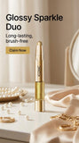 ICONIC LONDON Glaze Crayon | Dual Ended Eyeshadow Stick for Sparkling Wet-Look