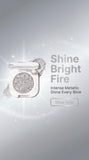 Jutqut Single Glitter Silver Eyeshadow Metallic Silver Shimmer
