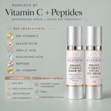 Organic Vitamin C Glow Duo – 20% Vitamin C + Peptide Eye Serum