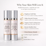 Organic Vitamin C Glow Duo – 20% Vitamin C + Peptide Eye Serum