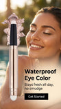 SAUBZEAN Light Gold Eyeshadow Stick – Waterproof Long-Lasting Shimmer Eye Crayon with Soft Brush, Hypoallergenic Makeup