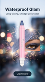 Kaely 2in1 Cream Eye Shadow Brightener Sticks for Eyes Pencil Eyeshadow Applicator Stick Waterproof Pigmented Eye Shadow Palette Highlighter Makeup sombras para ojos 31 Midnight Blue Shimmer