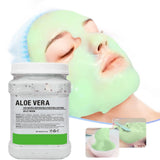 CarPerif Jelly Mask for Facials Professional Natural Gel Face Masks Hyaluronic acid Hydrating Rubber Mask Jar Face Mask SkinCare 23 Fl Oz (Aloe Vera)