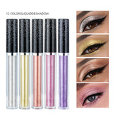 HANDAIYAN 12 Color Diamond Liquid Eyeshadow Set